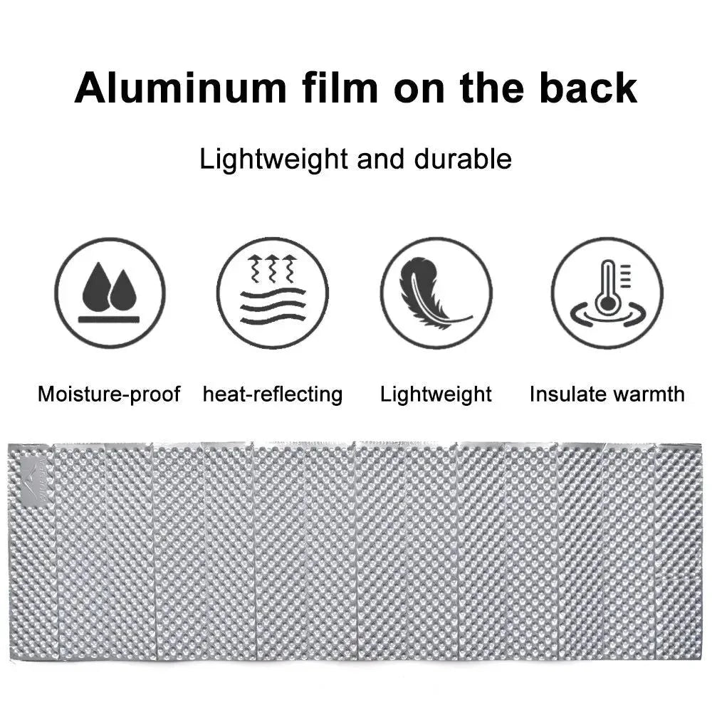 Camping Mat Portable Sleeping Pad - Picnic Foam Bed Mattress Travel Trekking Equipment Blanket Waterproof Moistureproof - Trekker Essentials