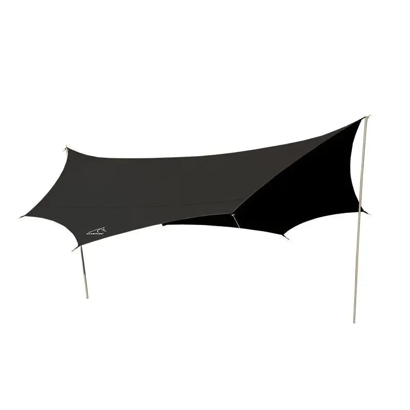 Camping Tarp Tent, Vinyl Canopy Beach Sun Shelter, Waterproof Awning, Picnic Supplies - Trekker Essentials