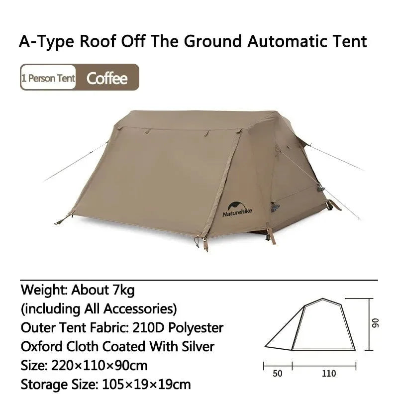 Camping Tent with Camp Bed - Roof Top Tent for Outdoor Travel - Trekker Essentials
