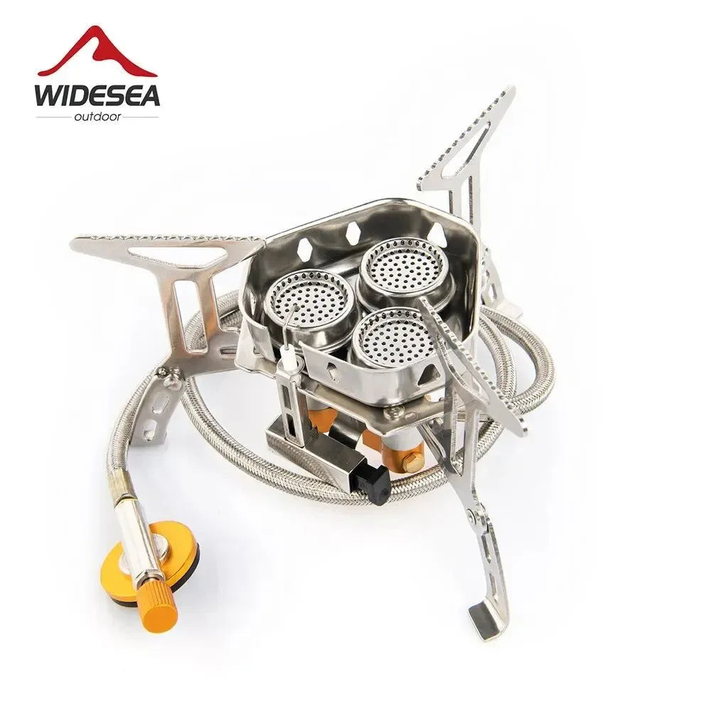Camping Tourist Burner Big Power Gas Stove - Portable Furnace for Picnic, Barbecue, and Outdoor Recreation - Trekker Essentials