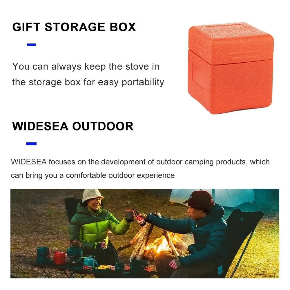 Camping Tourist Burner Big Power Gas Stove - Portable Furnace for Picnic, Barbecue, and Outdoor Recreation - Trekker Essentials
