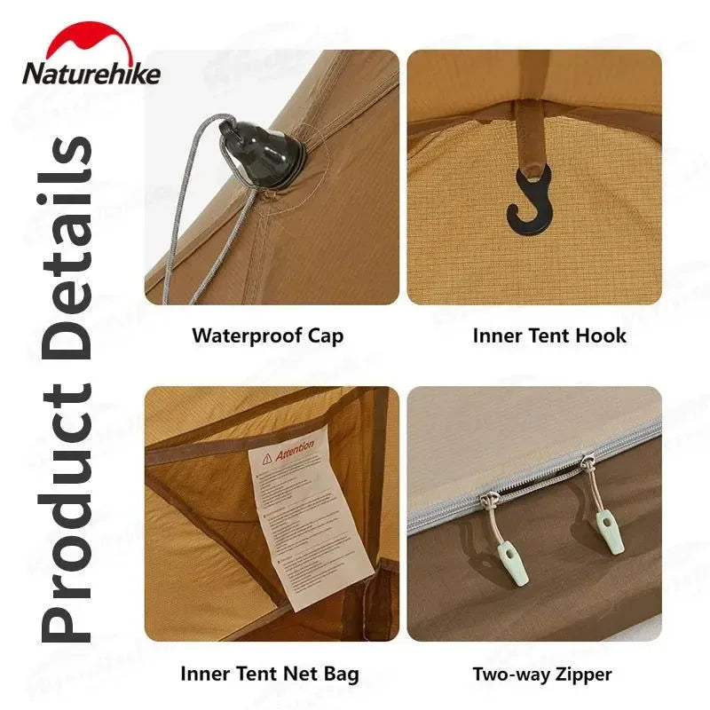 Canyon 1P Quick-Open Tent: Ultralight Off-the-Ground Shelter - Trekker Essentials