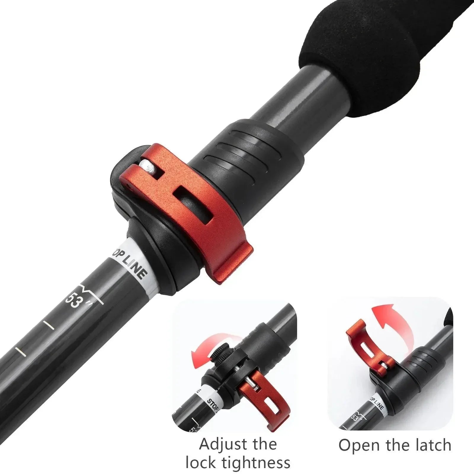 Carbon Fiber Folding Trekking Poles: Collapsible Telescopic Sticks for Hiking and Climbing - Trekker Essentials