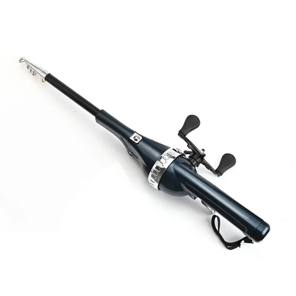 Carbon Fiber Telescopic Fishing Rod - Portable Foldable Spinning Rod with Reel - Trekker Essentials