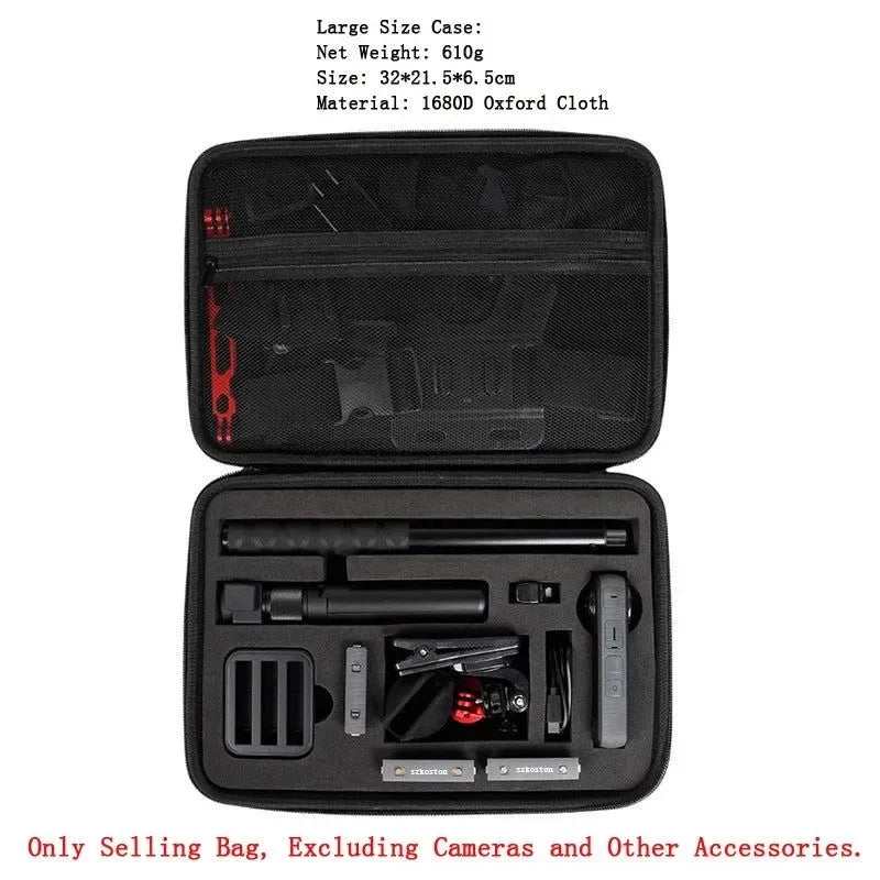 Carrying Case for Insta360 X3 X2 Camera - Portable Storage Bag - Trekker Essentials