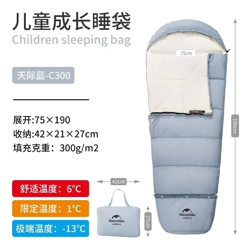 Children Sleeping Bag - Lightweight, Warm, and Comfortable - Trekker Essentials