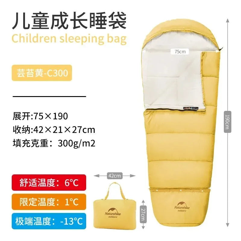 Children Sleeping Bag - Lightweight, Warm, and Comfortable - Trekker Essentials