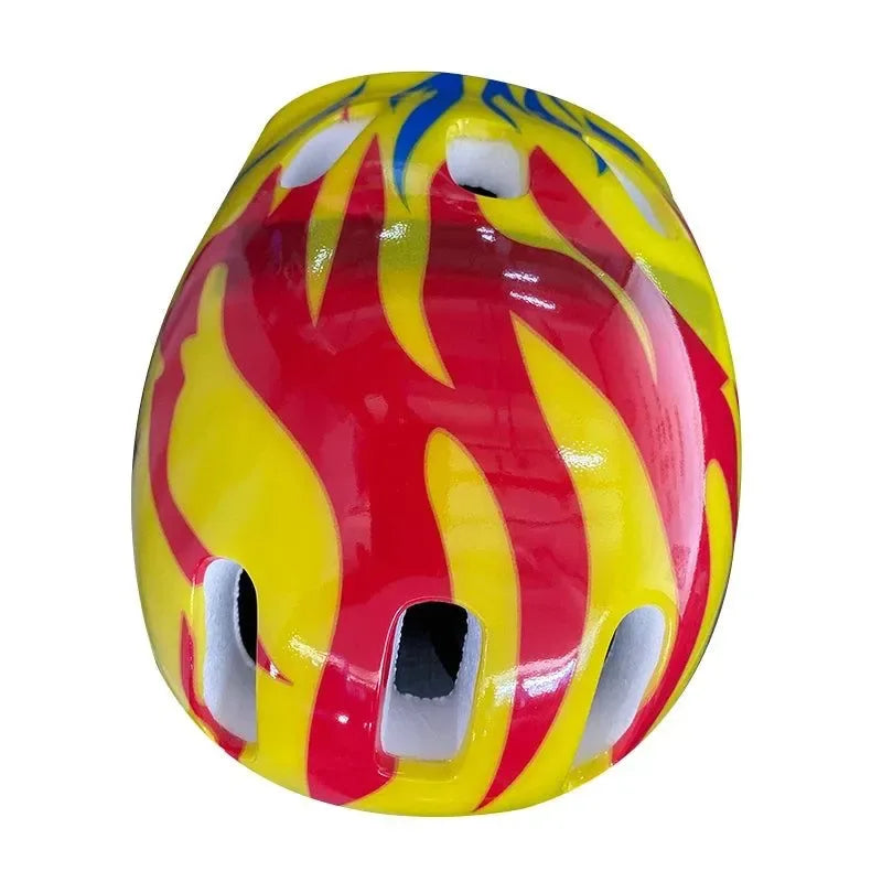 Children's Cartoon Dinosaur Cycling Helmet – Safety Gear for Bike Riding and Skating - Trekker Essentials
