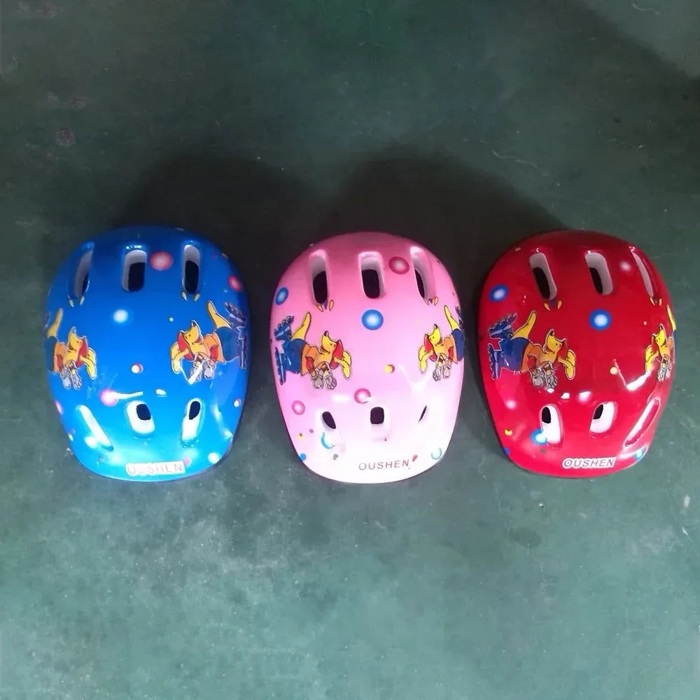 Children's Cartoon Dinosaur Cycling Helmet – Safety Gear for Bike Riding and Skating - Trekker Essentials