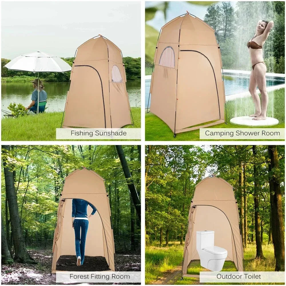 Clearance Sale Portable Privacy Shower Tent - Pop Up Camping Toilet Tent, Outdoor Changing Room - Trekker Essentials