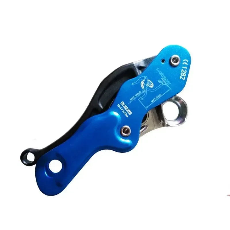 Climbing Gear Ascender and Rappelling Descender - For 10-12mm Rope, 150 kg (330 lb) Capacity - Trekker Essentials