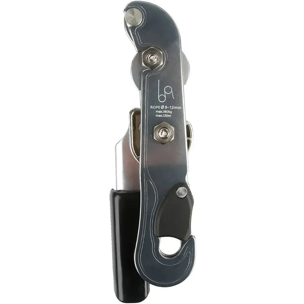 Climbing Gear Ascender and Rappelling Descender - For 10-12mm Rope, 150 kg (330 lb) Capacity - Trekker Essentials