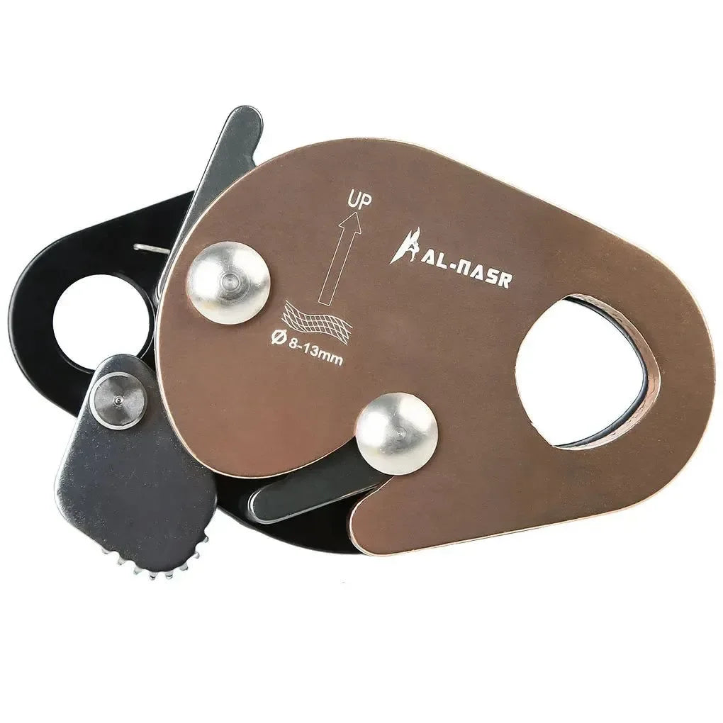Climbing Rope Grab and Anti-Falling Lock Device - Rappelling and Rigging Equipment - Trekker Essentials