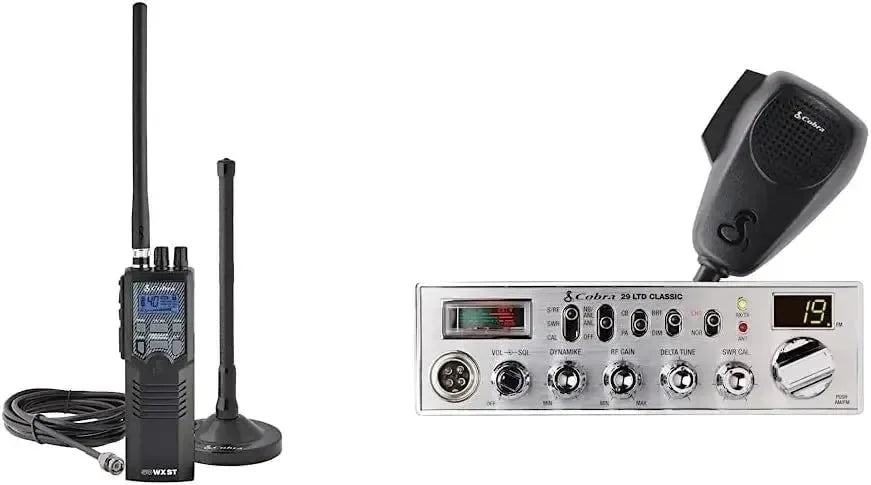 Cobra CB Radios - Reliable 2-Way Communication with Emergency Channel Access and Weather Alerts - Trekker Essentials