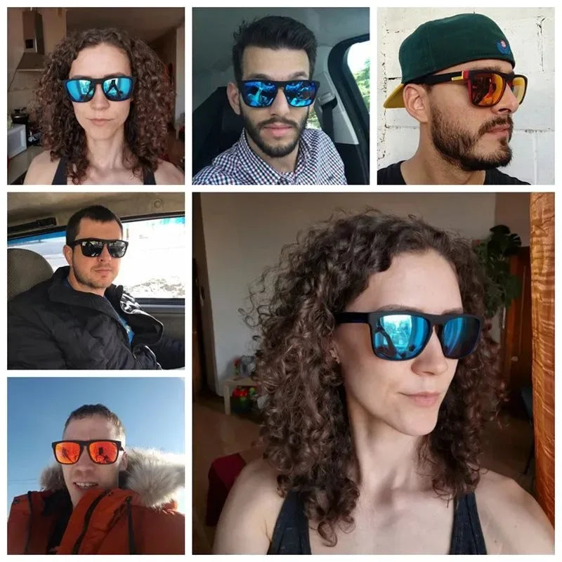 Colorful Polarized Cycling Sunglasses - UV Protection for Road Biking, Sports, and Hiking - Trekker Essentials