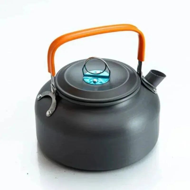 Compact Nonstick Camping Cookware Set with Foldable Handles for Backpacking - Trekker Essentials