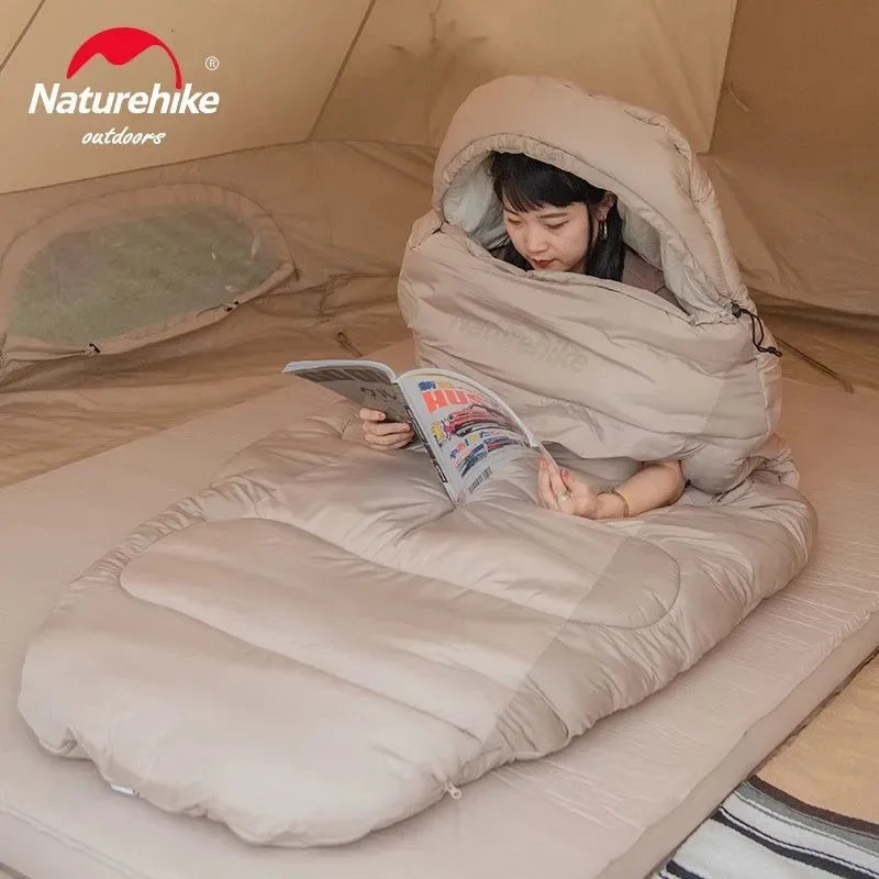 Cotton Sleeping Bag - Wearable Winter Sleeping Bag for Hiking, Camping, and Traveling - Trekker Essentials