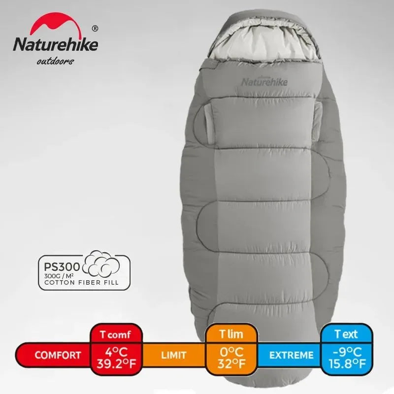 Cotton Sleeping Bag - Wearable Winter Sleeping Bag for Hiking, Camping, and Traveling - Trekker Essentials