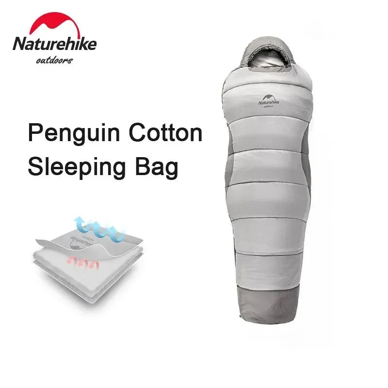 Cotton Sleeping Bag for Camping - Portable, Thickened, Warm & Cold Resistant - Trekker Essentials