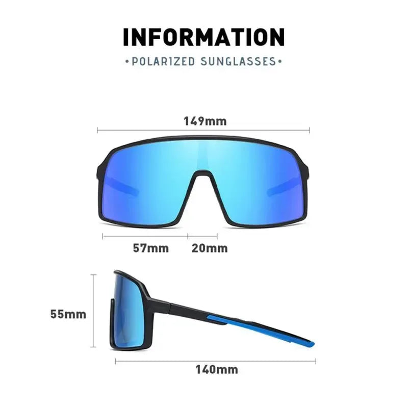 Cycling Glasses Men Polarized Sunglasses Women Mountain Bike Road Eyewear UV400 New Bicycle Riding Outdoor Sports Hiking Goggles - Trekker Essentials