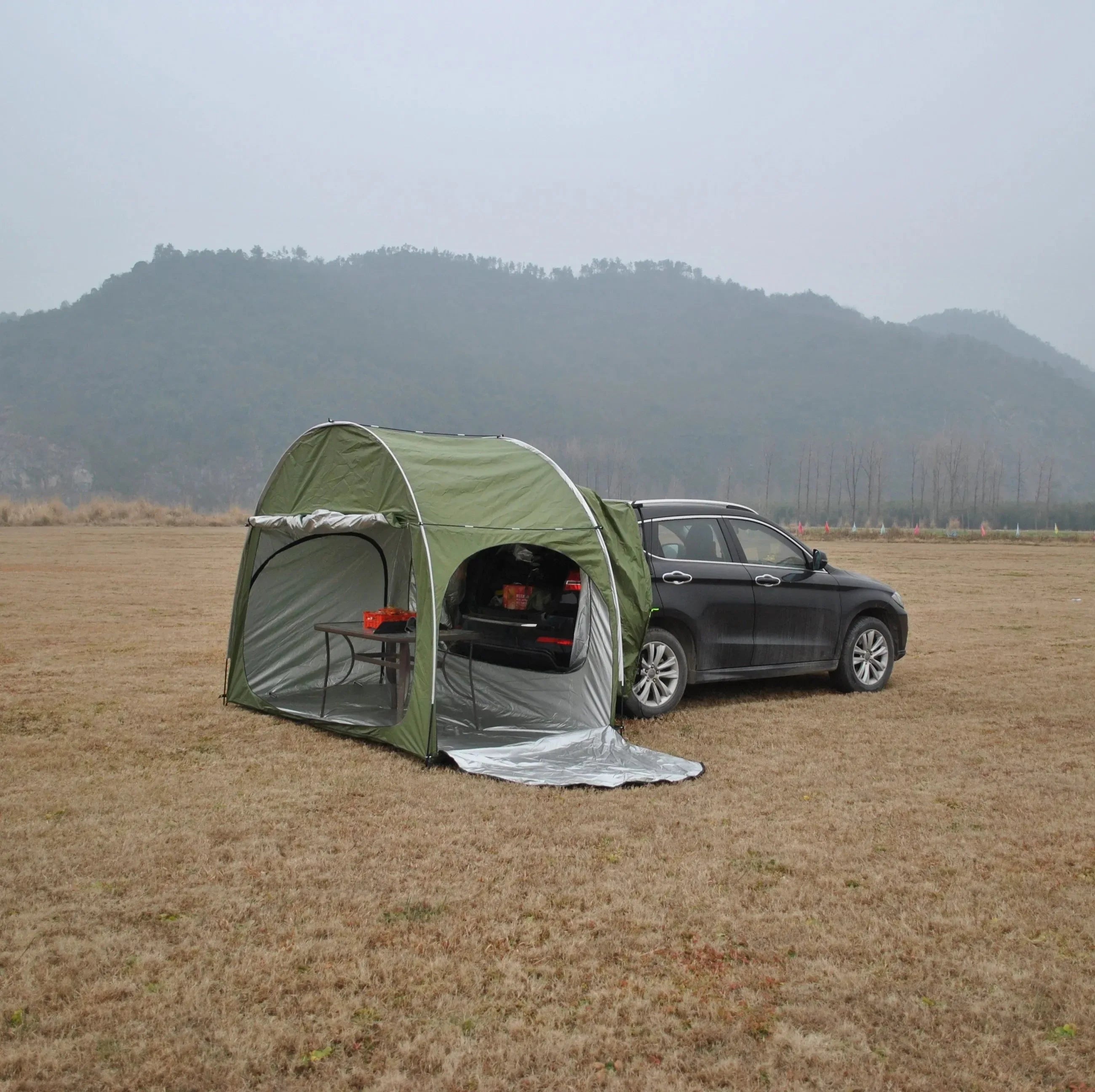 CZX-553 Car Awning Sun Shelter – Portable & Waterproof Rear Tent and storage - Trekker Essentials