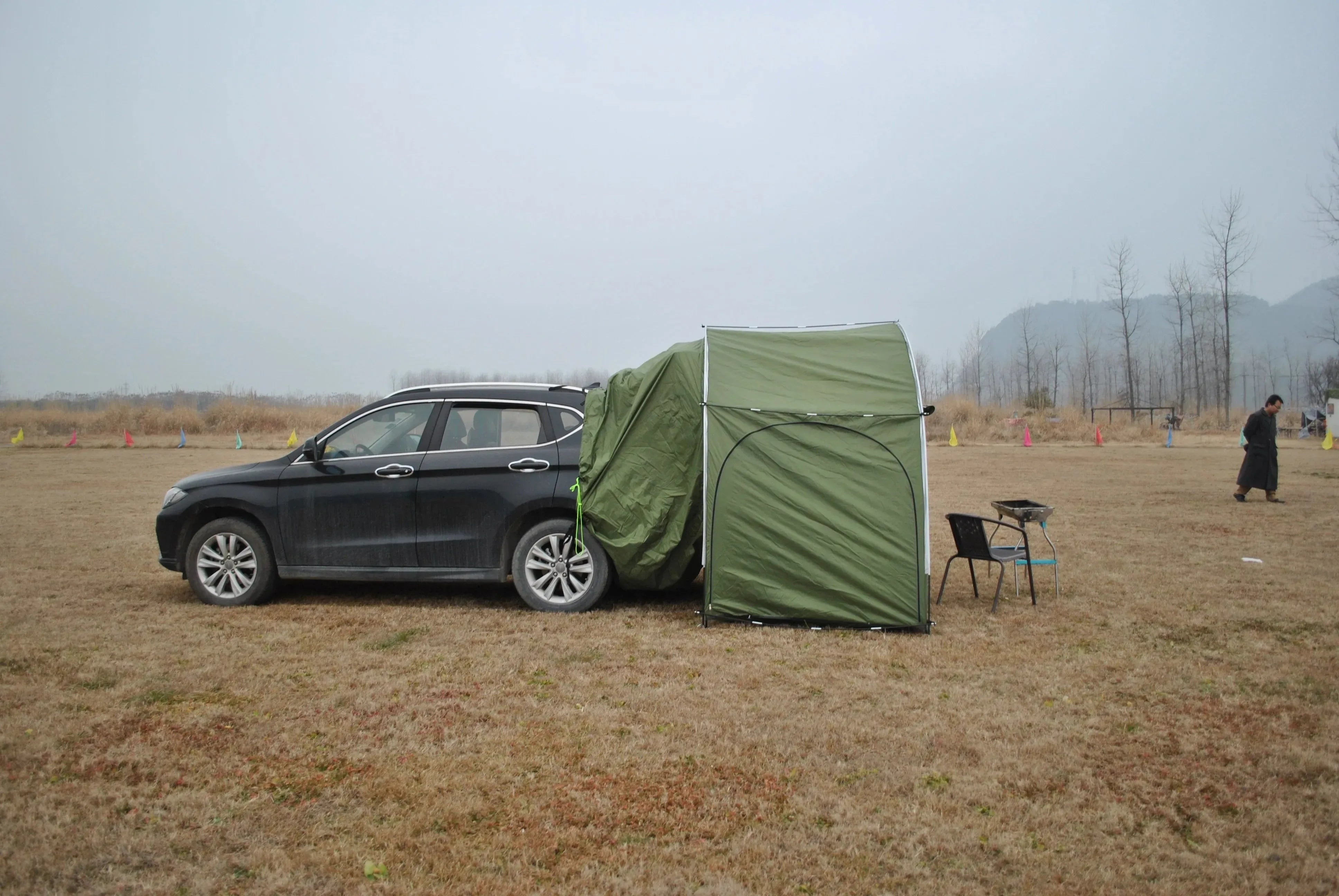 CZX-553 Car Awning Sun Shelter – Portable & Waterproof Rear Tent and storage - Trekker Essentials