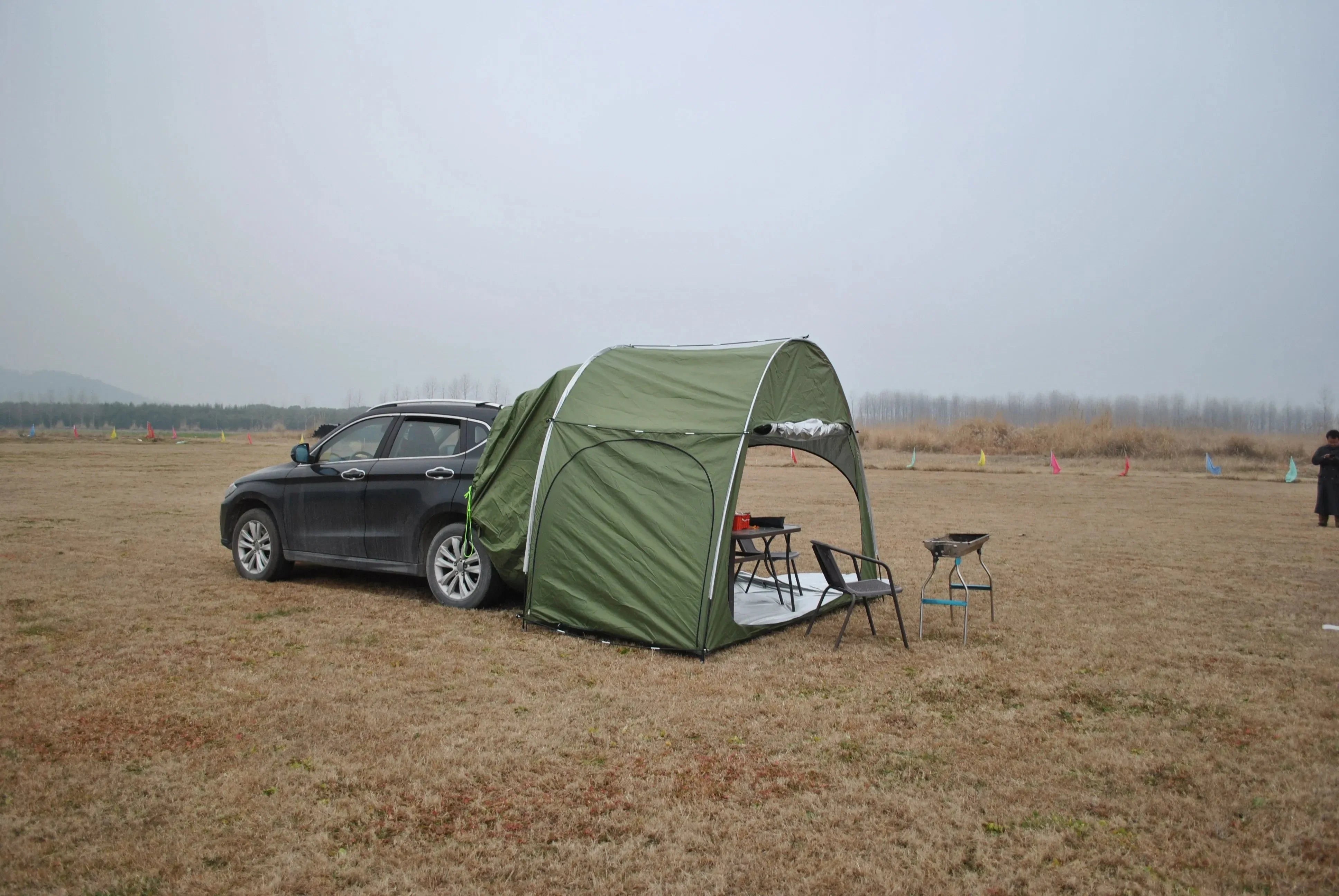 CZX-553 Car Awning Sun Shelter – Portable & Waterproof Rear Tent and storage - Trekker Essentials