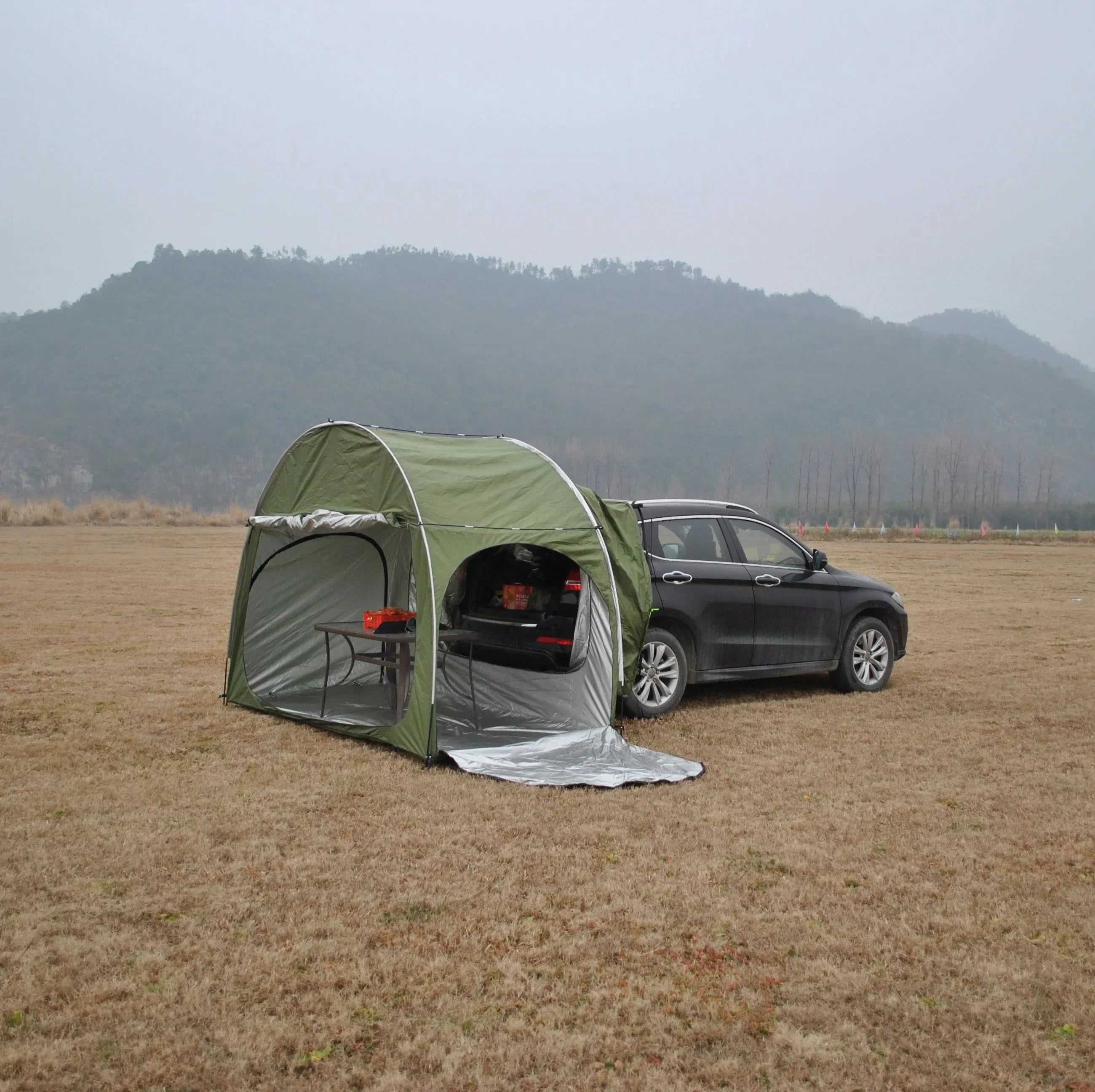 CZX-553 Car Awning Sun Shelter – Portable & Waterproof Rear Tent and storage - Trekker Essentials