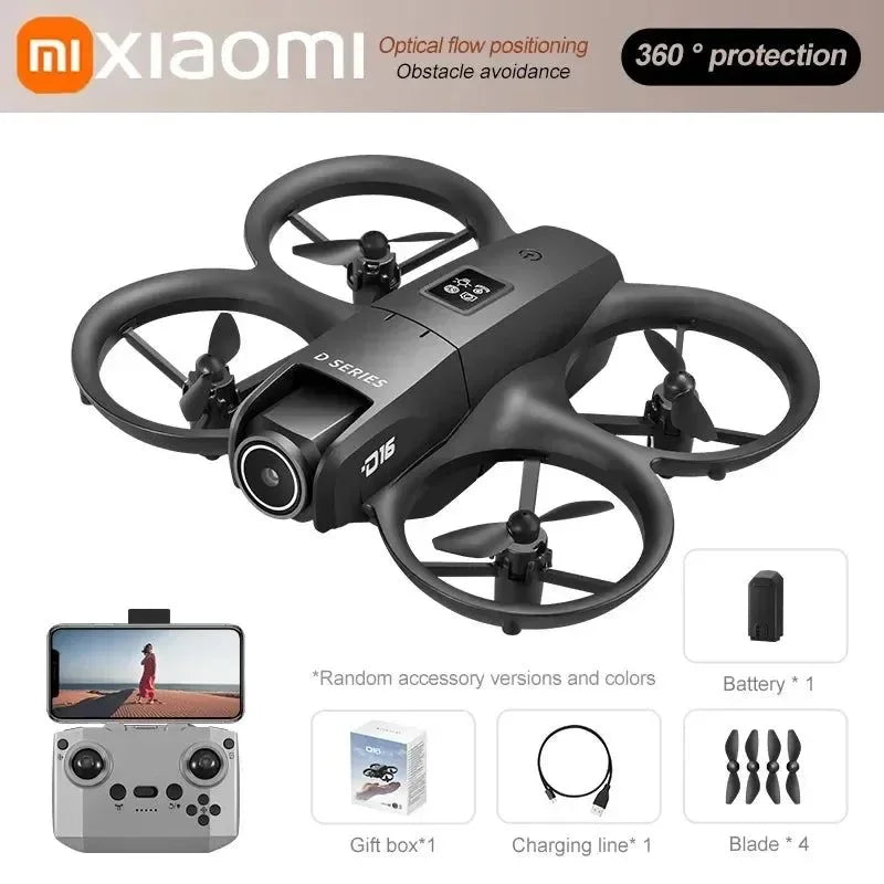 D16 Mini Drone – 8K Dual Camera, GPS Obstacle Avoidance, 20KM FPV Transmission - Trekker Essentials