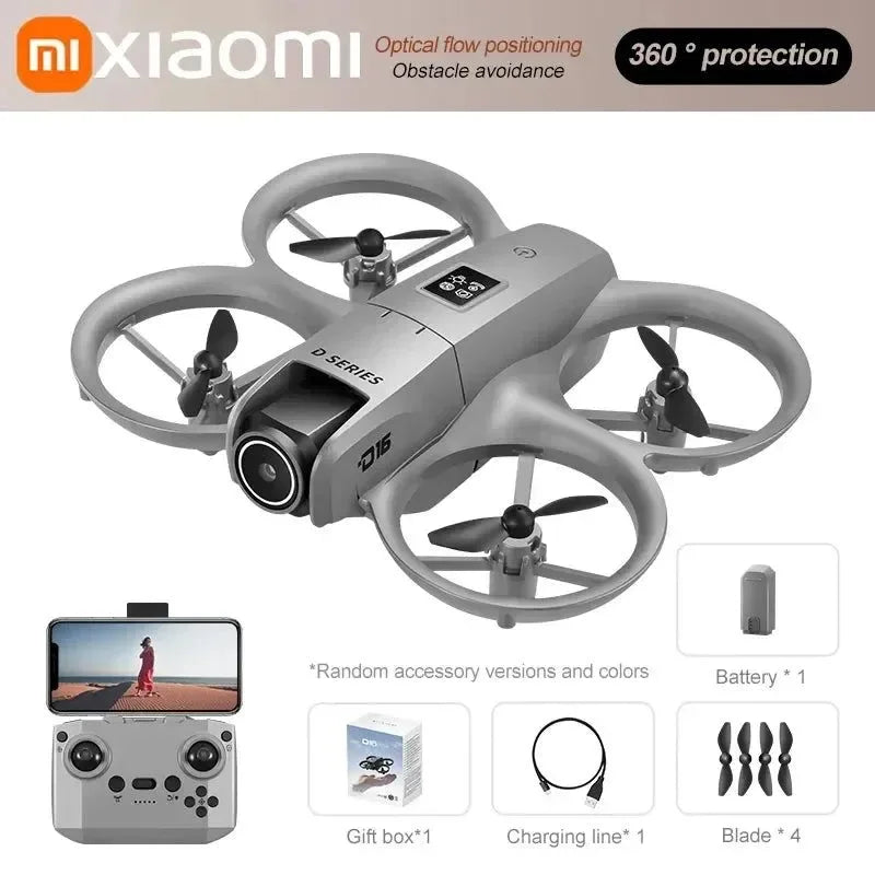 D16 Mini Drone – 8K Dual Camera, GPS Obstacle Avoidance, 20KM FPV Transmission - Trekker Essentials