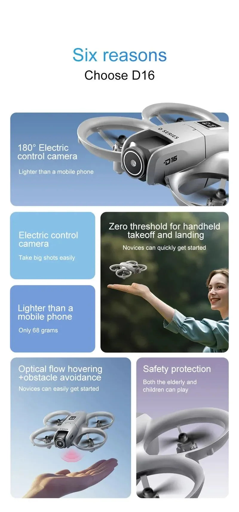 D16 Mini Drone – 8K Dual Camera, GPS Obstacle Avoidance, 20KM FPV Transmission - Trekker Essentials