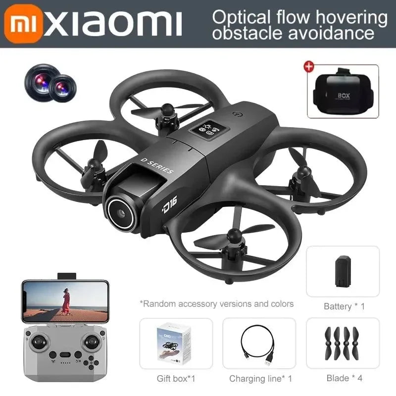 D16 Mini Drone – 8K Dual Camera, GPS Obstacle Avoidance, 20KM FPV Transmission - Trekker Essentials
