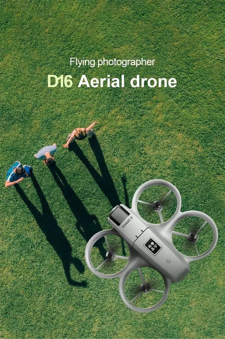 D16 Mini Drone with HD Dual Camera – WiFi FPV, Obstacle Avoidance, Foldable RC Quadcopter for Adults & Beginners - Trekker Essentials