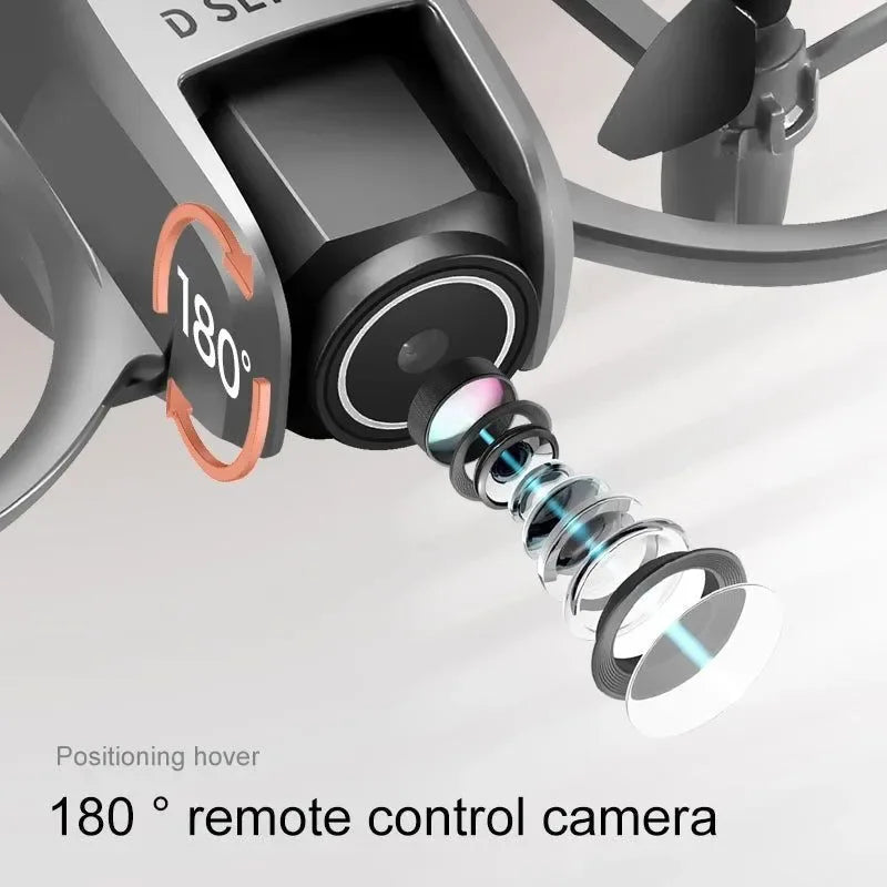 D16 Mini Drone with HD Dual Camera – WiFi FPV, Obstacle Avoidance, Foldable RC Quadcopter for Adults & Beginners - Trekker Essentials