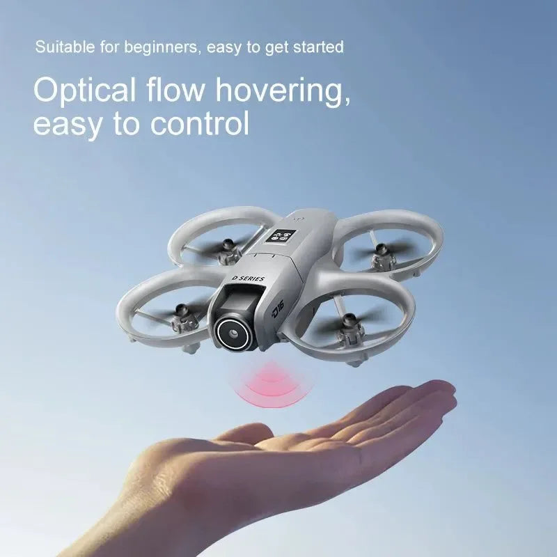 D16 Mini Drone with HD Dual Camera – WiFi FPV, Obstacle Avoidance, Foldable RC Quadcopter for Adults & Beginners - Trekker Essentials