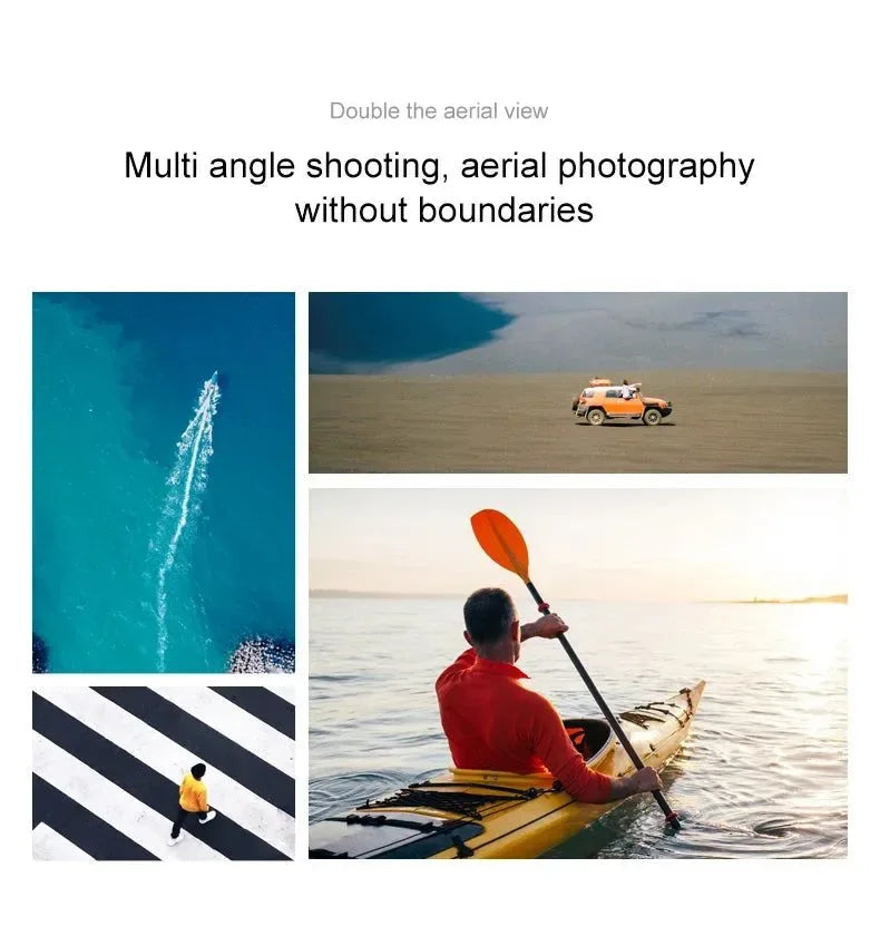D16 Mini Drone with HD Dual Camera – WiFi FPV, Obstacle Avoidance, Foldable RC Quadcopter for Adults & Beginners - Trekker Essentials