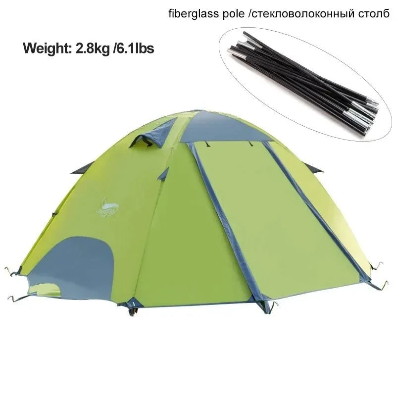 Desert Fox 3-Season Camping Tent – Lightweight & Compact for Hiking, Cycling & Climbing - Trekker Essentials