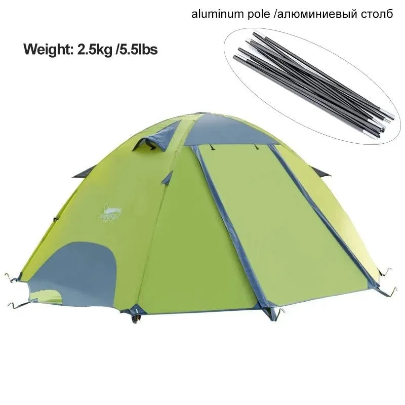 Desert Fox 3-Season Camping Tent – Lightweight & Compact for Hiking, Cycling & Climbing - Trekker Essentials
