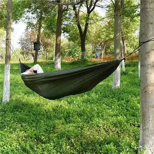 Double Anti-Mosquito Hammock - Durable 2-Person Sleeping Hammock with Mosquito Net for Outdoor Camping and Leisure - Trekker Essentials