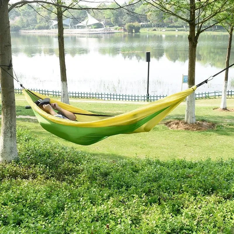 Double Anti-Mosquito Hammock - Durable 2-Person Sleeping Hammock with Mosquito Net for Outdoor Camping and Leisure - Trekker Essentials