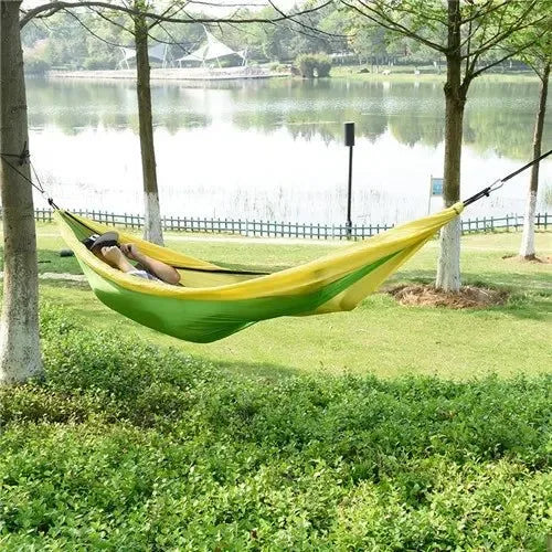 Double Anti-Mosquito Hammock - Durable 2-Person Sleeping Hammock with Mosquito Net for Outdoor Camping and Leisure - Trekker Essentials