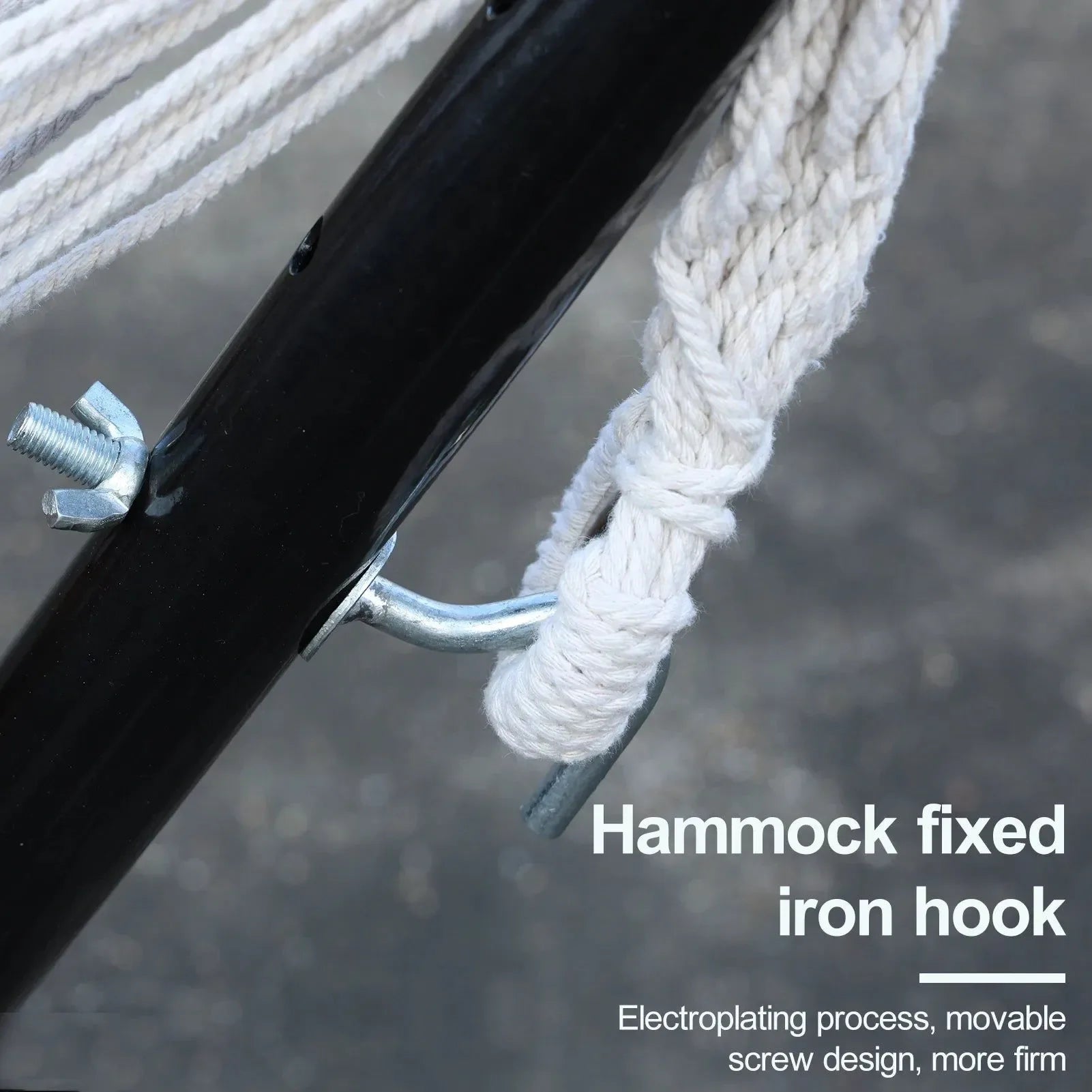 Double Hammock Stand for 2-Person – Heavy-Duty Steel Frame with Carry Bag, Indoor/Outdoor Use - Trekker Essentials