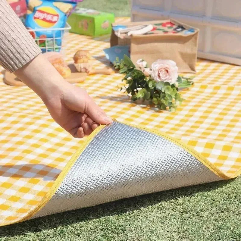 Double-Sided Waterproof Picnic Mat - Aluminum Film Camping & Beach Mat (3 Sizes) - Trekker Essentials