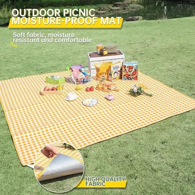 Double-Sided Waterproof Picnic Mat - Aluminum Film Camping & Beach Mat (3 Sizes) - Trekker Essentials