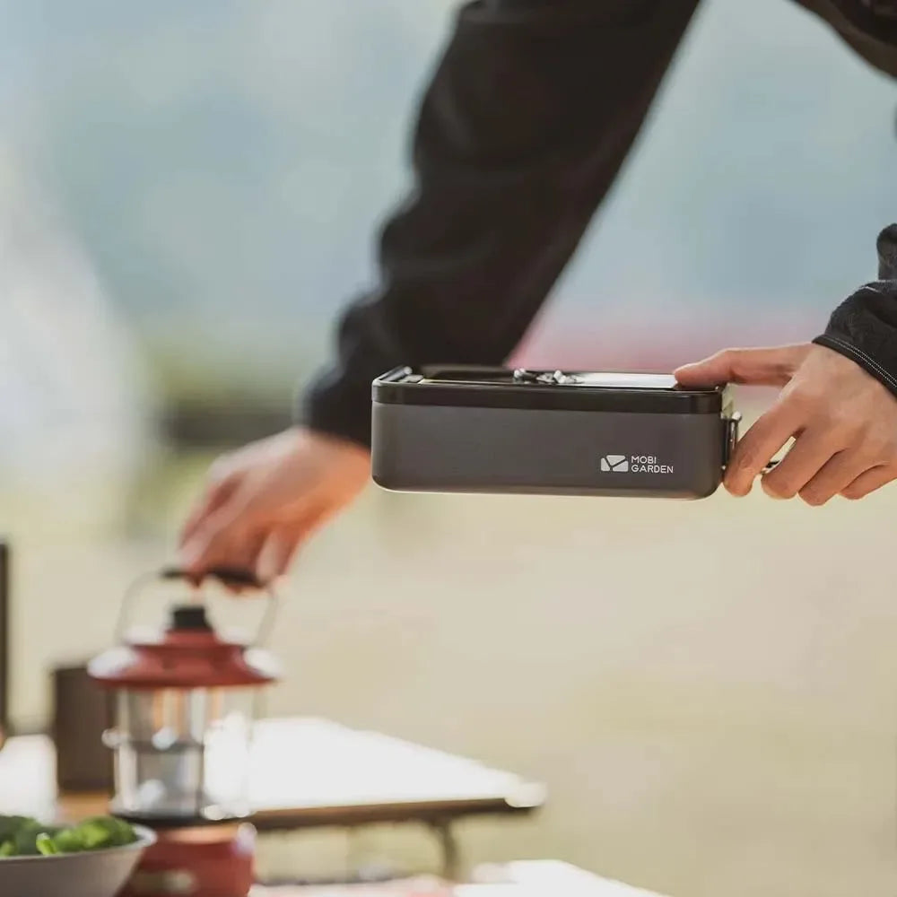 Durable Aluminum Alloy Lunch Box – Lightweight Picnic & Camping Food Storage Container - Trekker Essentials