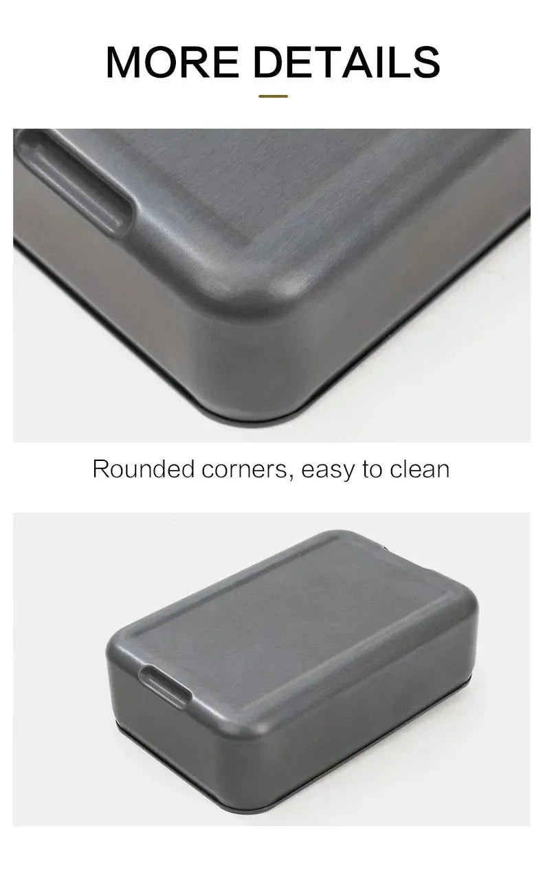 Durable Aluminum Alloy Lunch Box – Lightweight Picnic & Camping Food Storage Container - Trekker Essentials