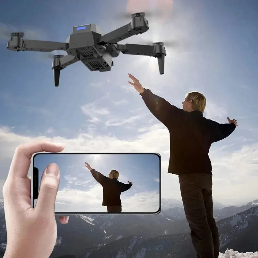 E88 4K Drone with 1080P Dual Camera - WiFi FPV, Foldable RC Quadcopter with Altitude Hold - Trekker Essentials