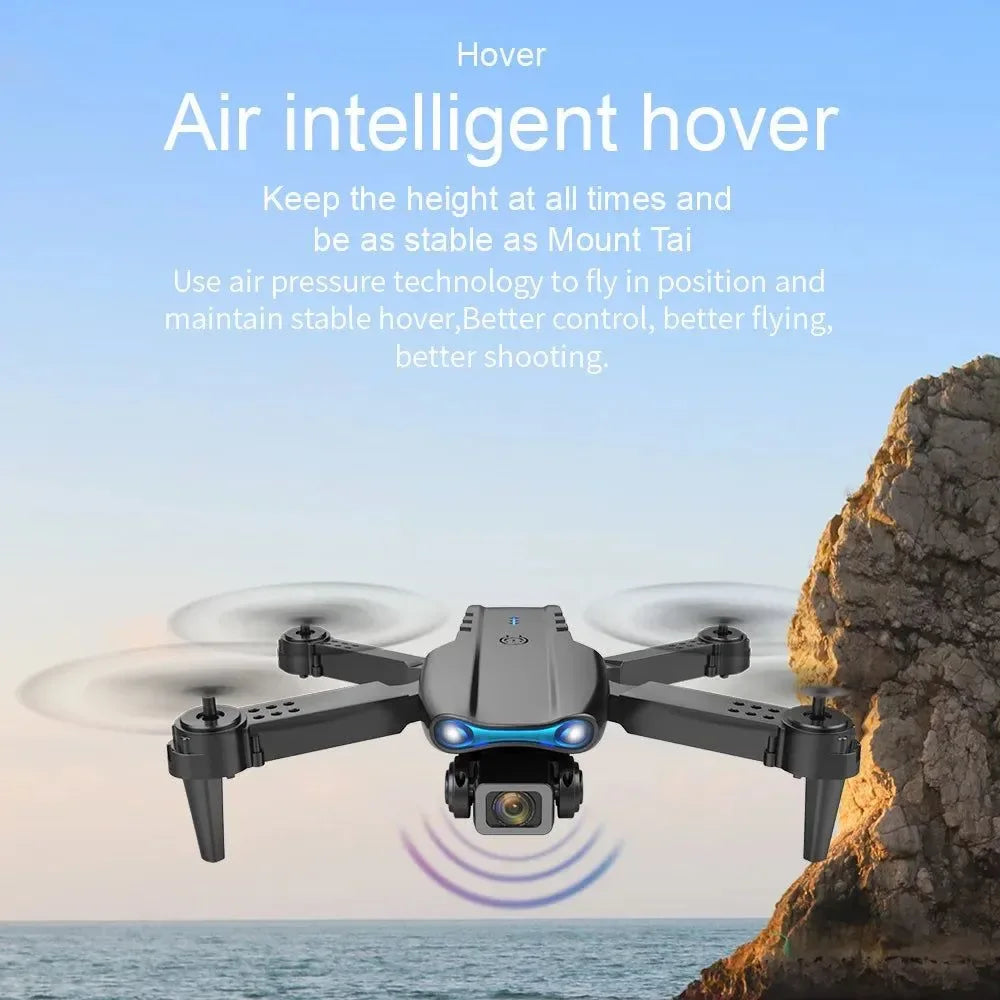 E99 Pro 6K HD Drone - Foldable Quadcopter with Dual Camera & Altitude Hold (100g Lightweight) - Trekker Essentials