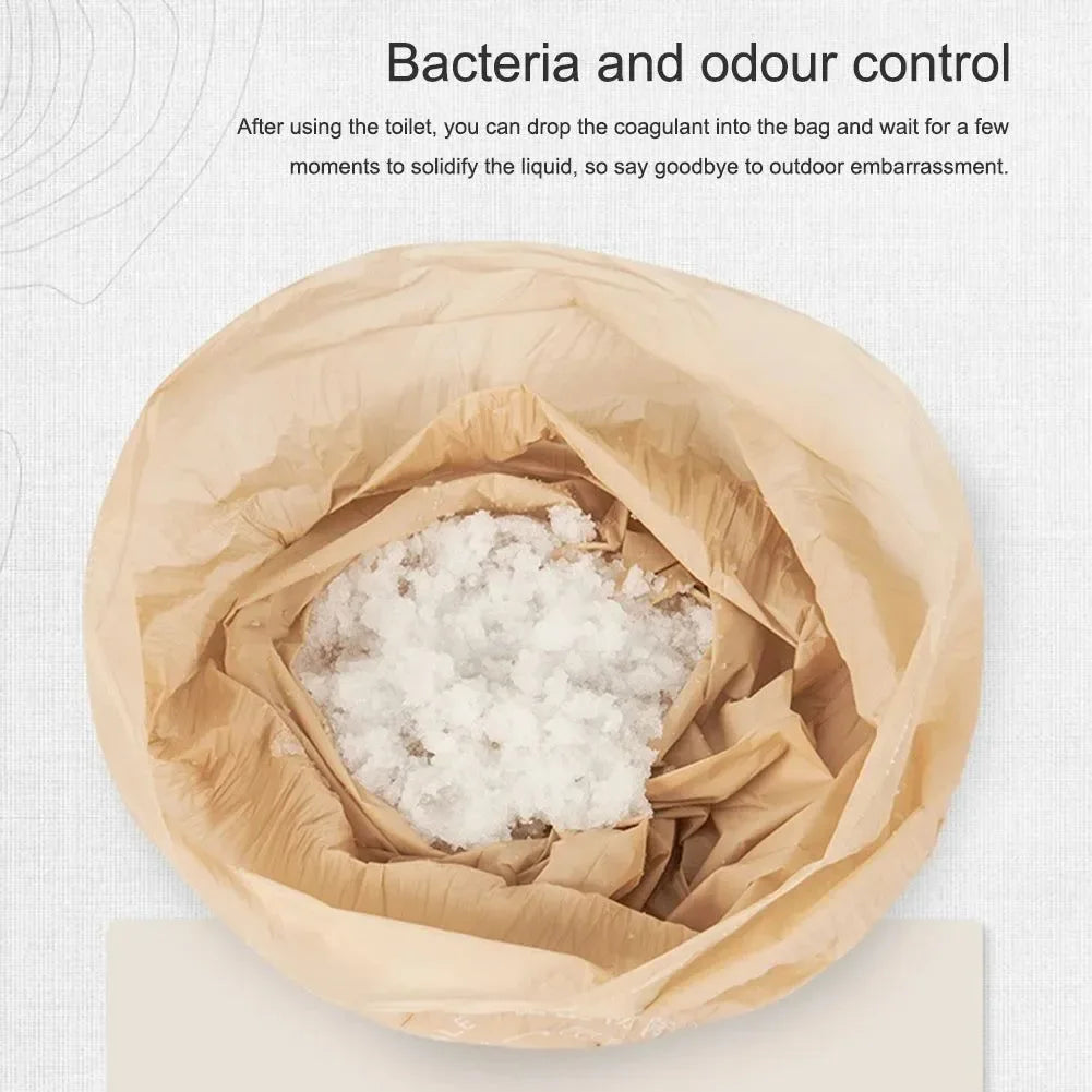 Eco Absorbent Gel & Deodorizing Powder - Poo Powder for Camping Toilets, Travel, Portable Toilet Chemicals - Trekker Essentials