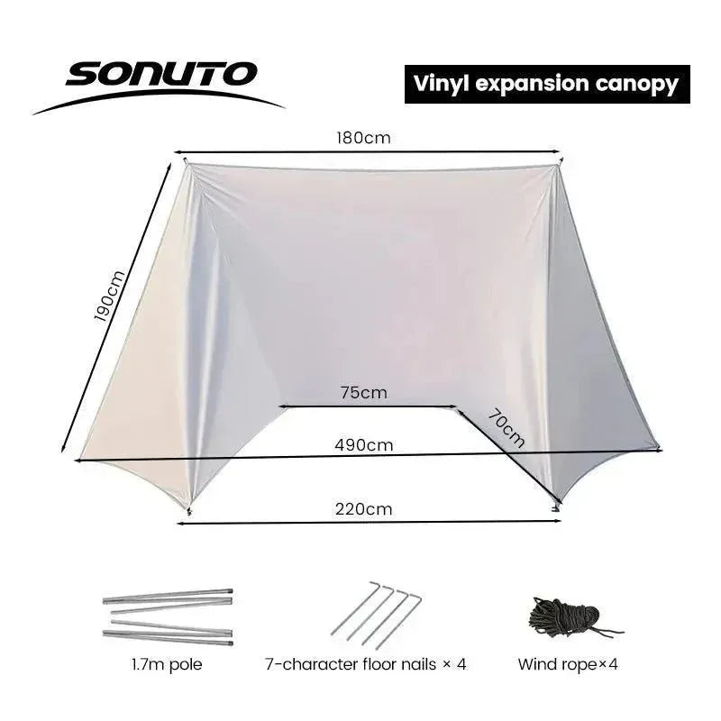 Effortless Shade & Quick Setup: Sonuto One-Touch Automatic Tent - Trekker Essentials